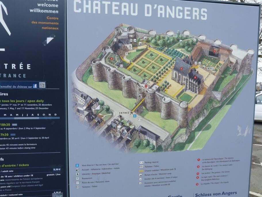 La Bergerie Angers Centre Ville Eksteriør billede